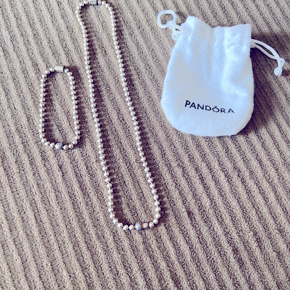 Pandora beaded necklace - only the necklace is available